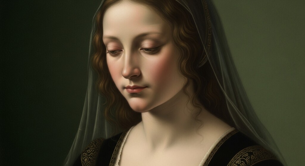 soft renaissance style portrait inspired by da vinci s sfumato technique